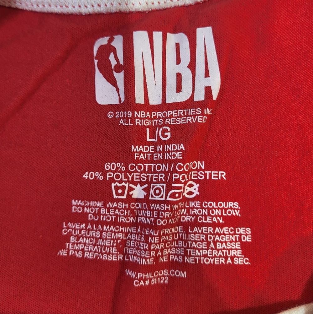 NBA Toronto Raptors Red Tank Top - Picture 6 of 6